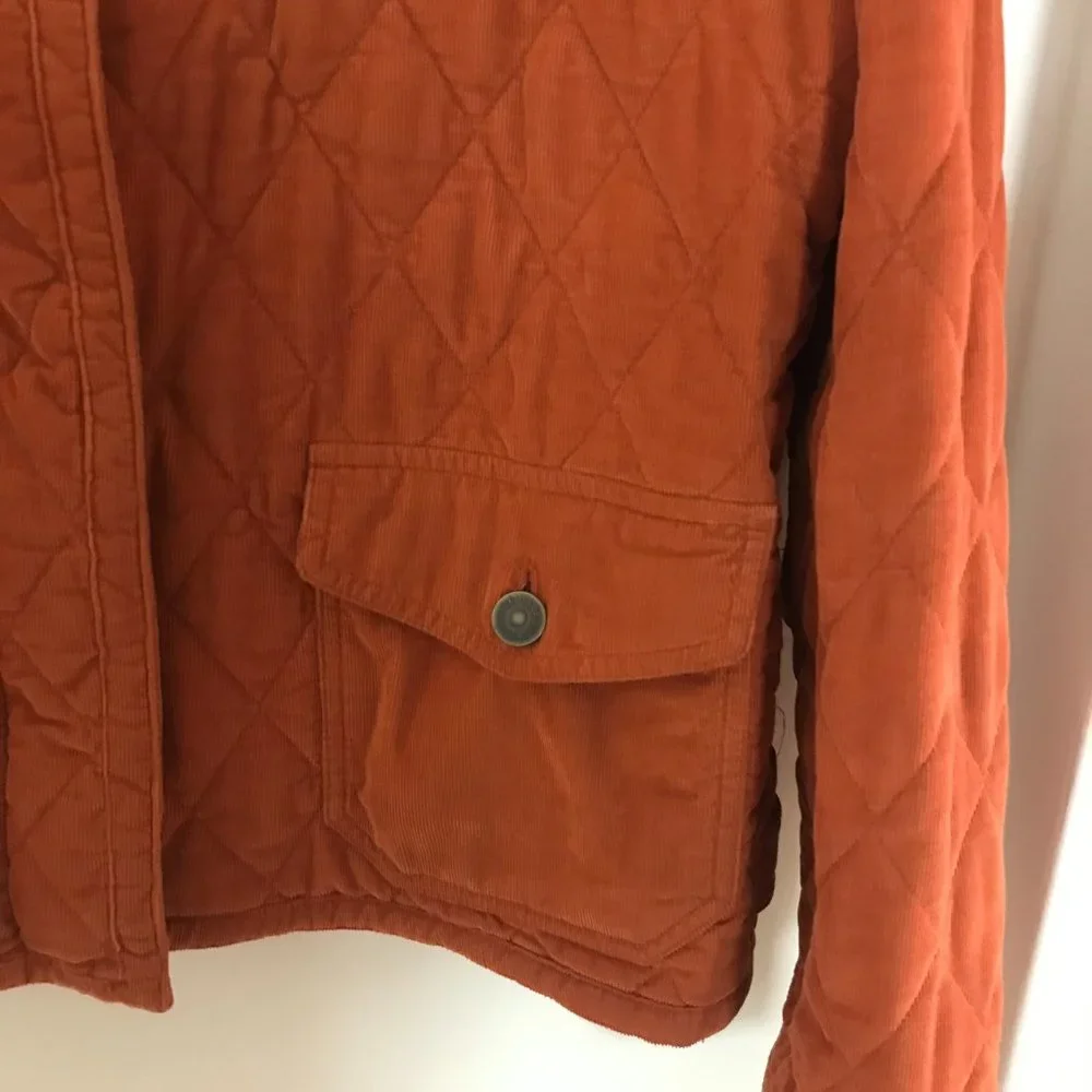 Vintage Eddie Bauer Quilted Jacket, Rust Colored, Size Medium - Picture 4 of 9